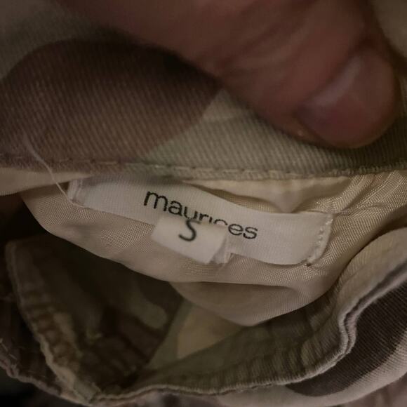 Maurices Camoflauge Camo Jacket Women Small Button Front - Picture 3 of 7